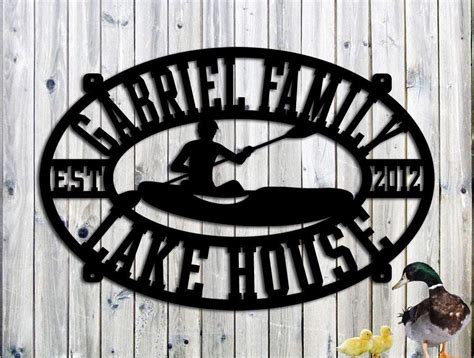 metal signs for house|personalized metal lake house signs.